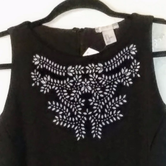 H&M Dresses & Skirts - H&M Sheath Sleeveless Little Black Dress Cutout Design NWT